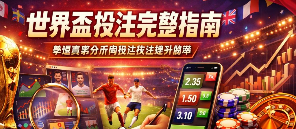 世界盃投注完整指南|掌握賽事分析與投注技巧提升勝率