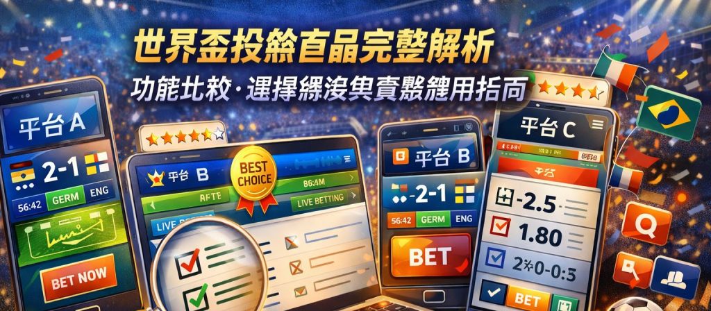 世界盃投注平台完整解析｜功能比較、選擇標準與實戰應用指南