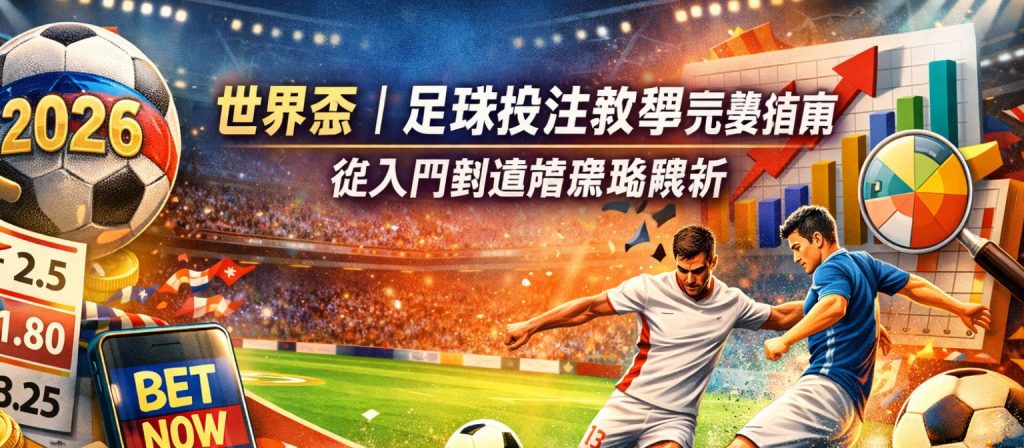 世界盃｜足球投注教學完整指南：從入門到進階策略解析